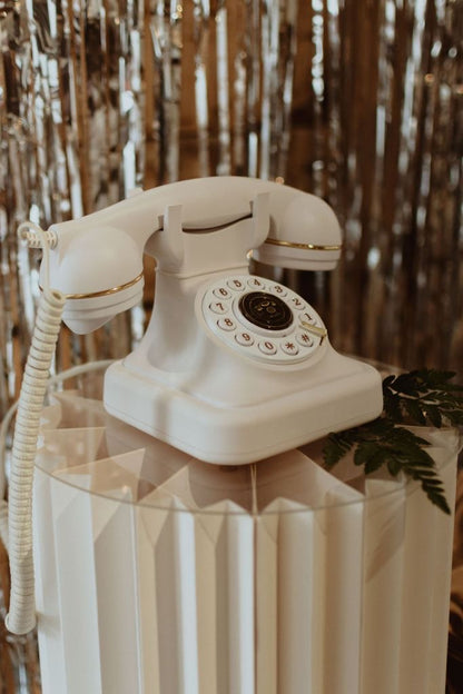 Téléphone Livre d’Or Audio Vintage – Messages Vocaux pour Mariage et Événement